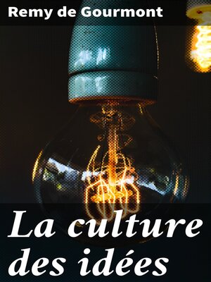 cover image of La culture des idées